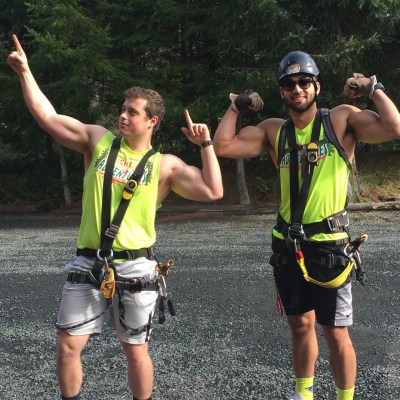 Rodrigo de la Cadena et al. standing in a field
