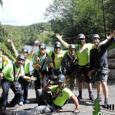 a group of guides posing for a picture