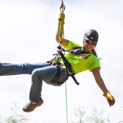 a man flying through the air while riding skis